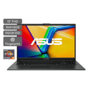 Laptop Asus Ryzen3 Asus Vivobook 15 E1504Fa - 15.6" | 8/512GB