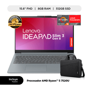 Laptop Lenovo R5-7520U Ideapad Slim 3-15Amn8 | 8/256G