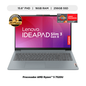 Laptop Lenovo R5-7520U Ideapad Slim 3-15Amn8 | 8/256GB