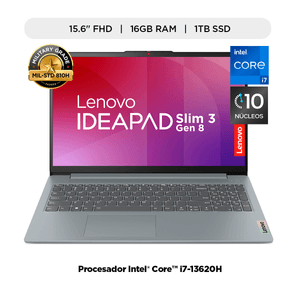 Laptop Lenovo I7-13620H Ideapad Slim 3-15Irh8 | 16GB/1TB