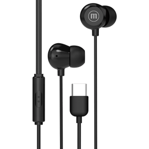 Audífonos Alam Maxell IN-BAX USB-C Negro