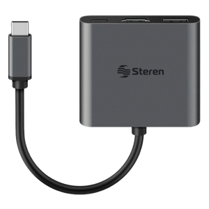 Adaptador Video Steren Usb-471 Usb-C -Hdmi Usb 3.0 Negro