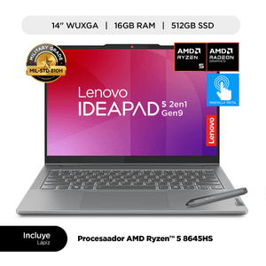 Laptop Lenovo R5-8645Hs Nb Ip 5 14Ahp9 R5-8Hs - 14" | 16/512GB