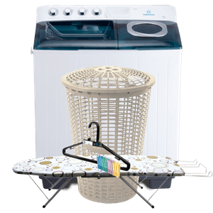 Indurama - Lavadora Semi Automatica LRI-15BLSA | 15 Kg