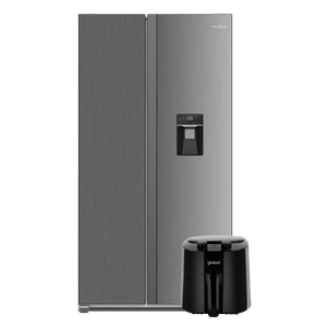 Mabe - Refrigeradora Side by Side MSE521QMLSS0 | Inox