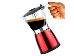 Cafetera Brentwood Espresso Italiana Ts-119R 6Tz Rojo