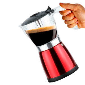 Cafetera Brentwood Espresso Italiana Ts-119R 6Tz Rojo