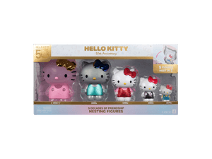 Figuras Hello Kitty Pack X5 50Th Anniver