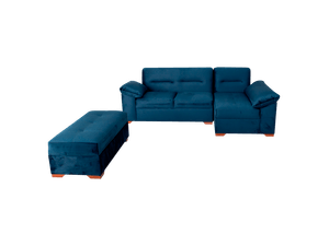 Sofácama Mx Muebles Roma Azul