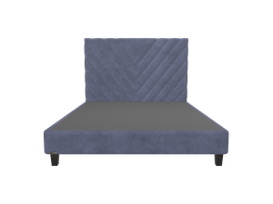 Cama Chaide Paris 2.5 Plz Azul