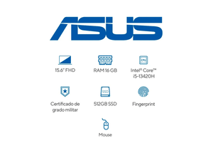 Laptop Asus I5 X1502VA-NJ972-W11 15.6" | 16/512GB