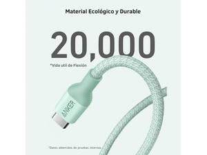 Cable C To C Anker 544 Verde
