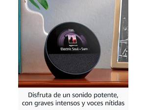 Parlante Smart Amazon Echo Spot B0Bfc7Wq6R Negro