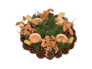 Adorno Nav.Candelabro Refd38-0743/3 Verde