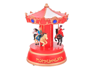 Adorno Nav.Carrusel Musical Df64869 Rojo