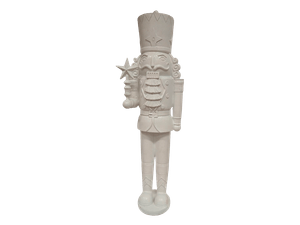 Adorno Nav.Dec Cascanues Resina Blanco