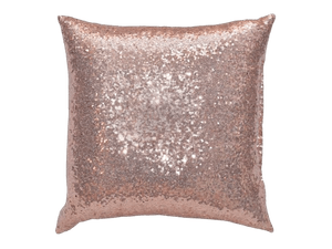 Cojín Básico Lentejuela Rose Gold 45X45cm