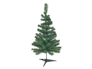 Árbol de Navidad Pvc Sencillo 90Cm Verde