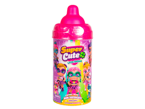 Mini Muñeca Supercute C/Mascota En Botel