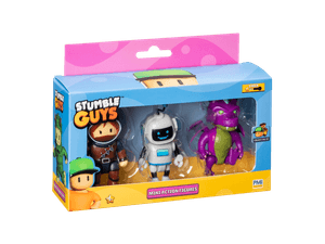 Pack X3 Fig Mini Acción Stumble Guys W2