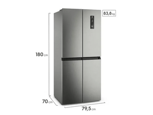 Refrigeradora Multi Door Electrolux Erqu40E6Hws 421 Litros