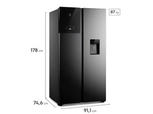 Refrigeradora Side By Side Electrolux Ers65F1Q5Bb 611 Litros