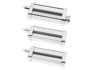 Set Rodillos Para Pastas Kitchenaid Ksmpra Plateado